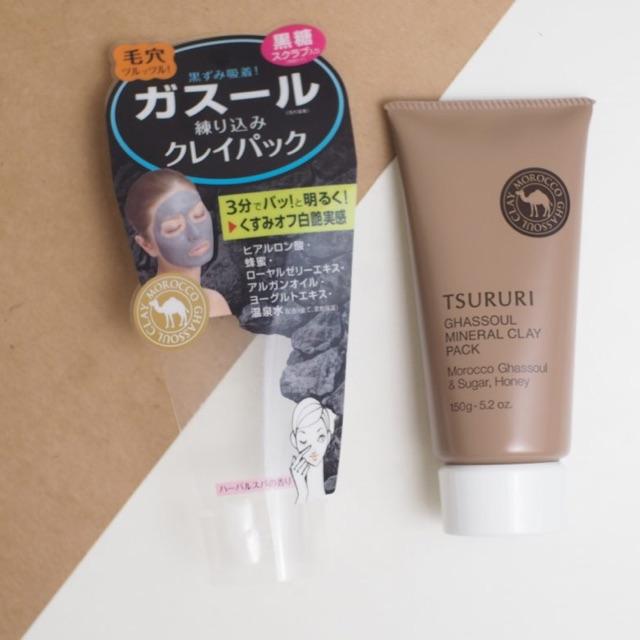 Mặt Nạ Đất Sét Tsururi Ghassoul Mineral Clay Pack 150g