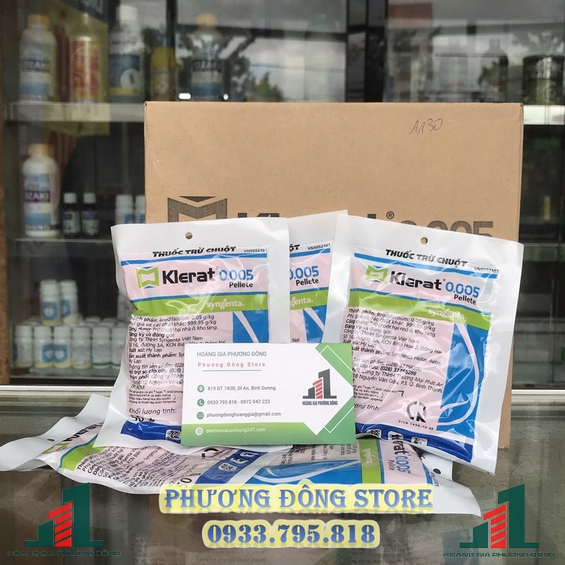 COMBO 50 GÓI THUỐC DIỆT CHUỘT KLERAT