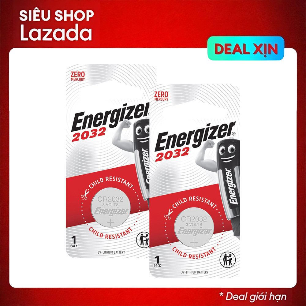 2 pin energizer 2032 3v - pin nút lithium 3v - pin cmos lithium 3v