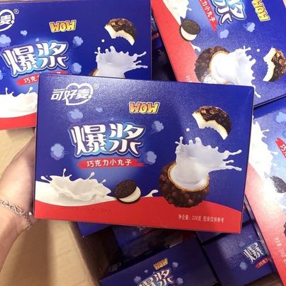 Bánh Oreo Nhân Tan Chảy Wow 200G - Siêu Hot