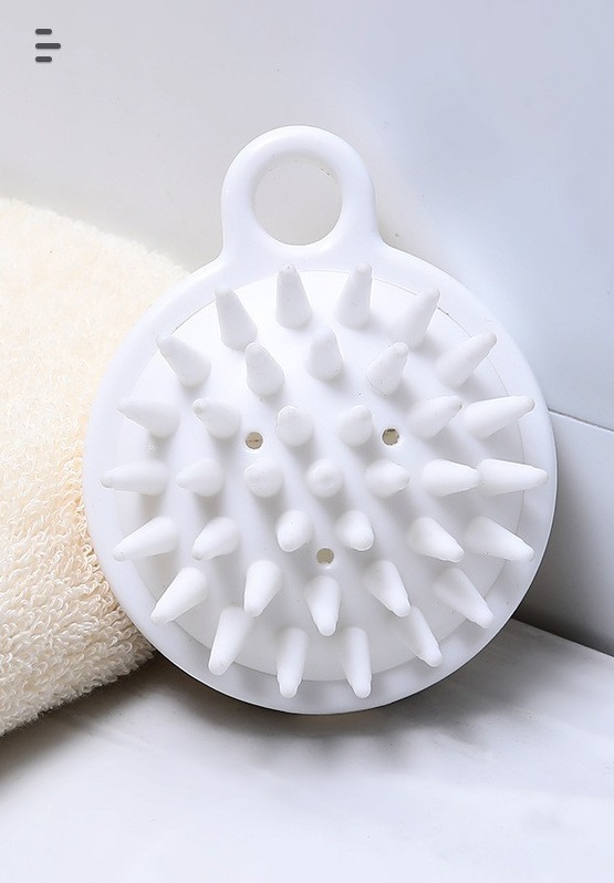 Lược Gội Đầu Bằng Silicon Mát xa Da Đầu Tạo Bọt