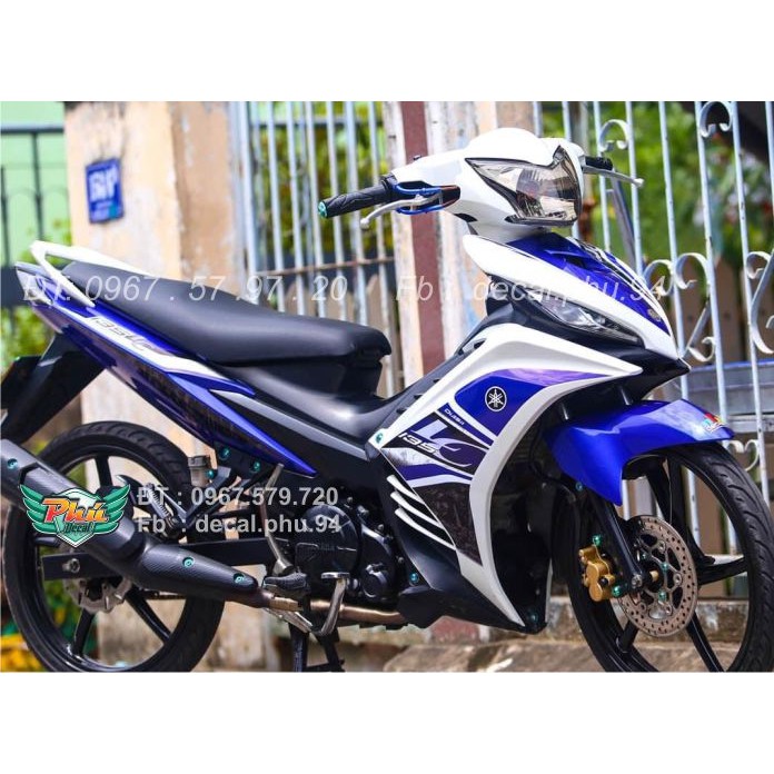 Tem rời Exciter rời xanh trắng Lc (X) - mẫu mã đa dạng - chi tiết sắc nét - nhận làm Tem rời theo yêu cầu