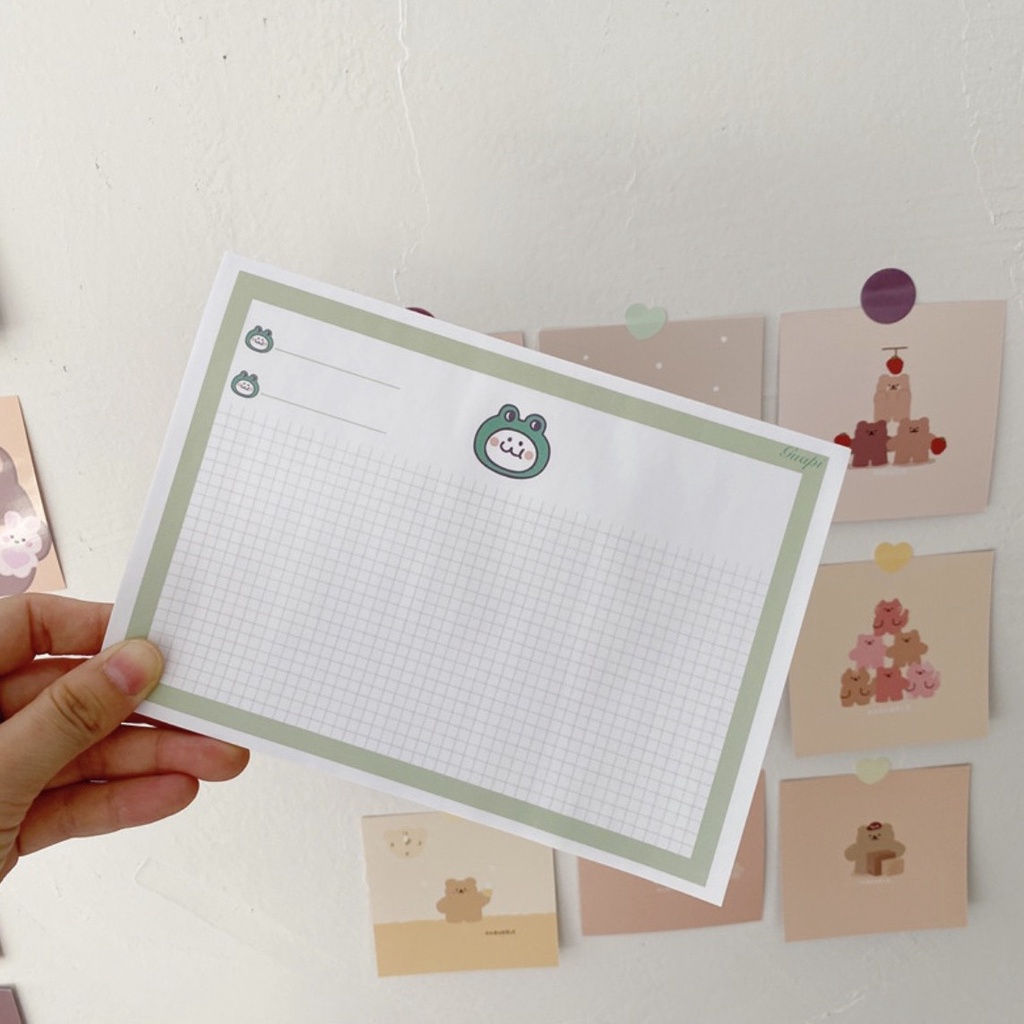 Giấy note ghi bài B5 khổ ngang
