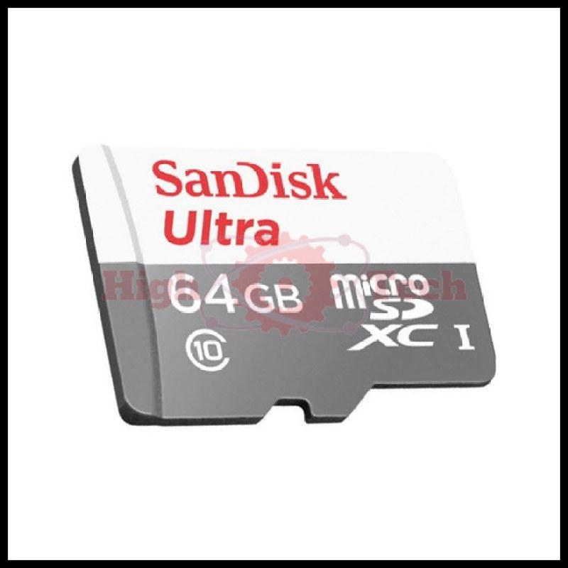 Thẻ nhớ microSDXC SanDisk Ultra 64GB upto 80MB-s 533x tặng đầu đọc thẻ (ngẫu nhiên) -