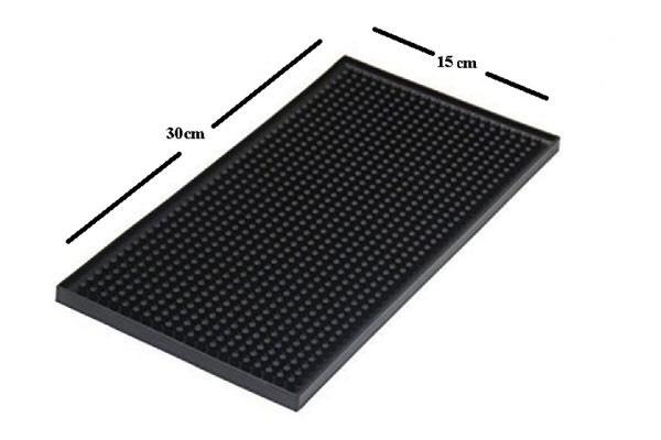 Thảm bar cao su, thảm quầy pha chế 30x15 cm