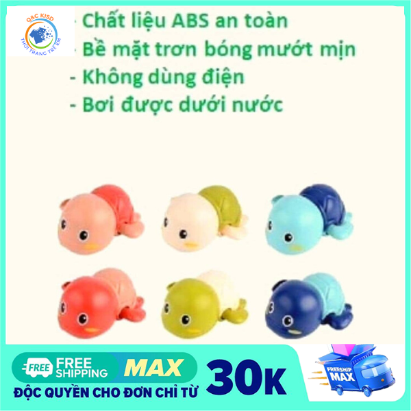 Rùa bơi vặn cót thả bồn tắm dễ thương cho bé