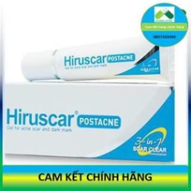 ! Gel làm mờ sẹo mụn và thâm mụn Hiruscar Post Acne [Hirusca, post acnes] !