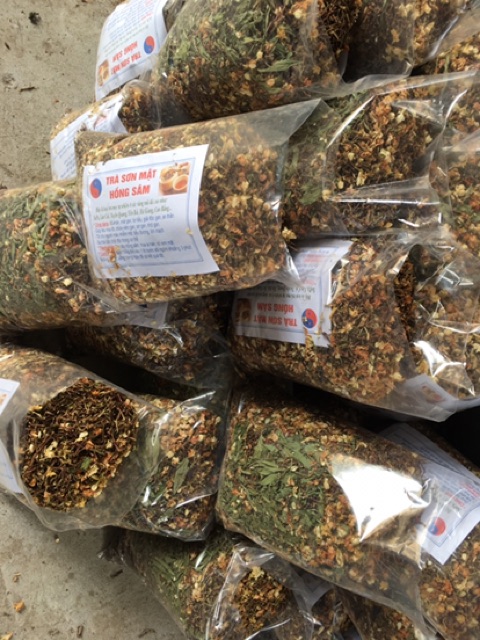500gram TRÀ SƠN MẬT HỒNG SÂM sâm loại thượng hạng