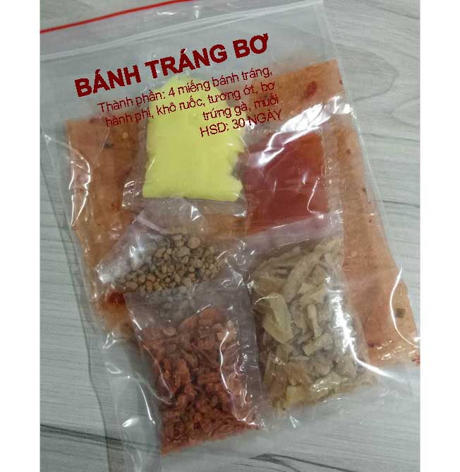 [HCM]BÁNH TRÁNG BƠ TƯƠNG ỚT