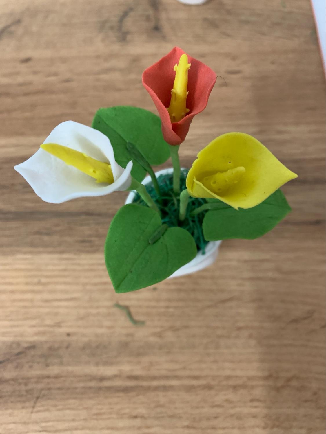 [HCM]Chậu hoa đất sét mini thủ công handmade