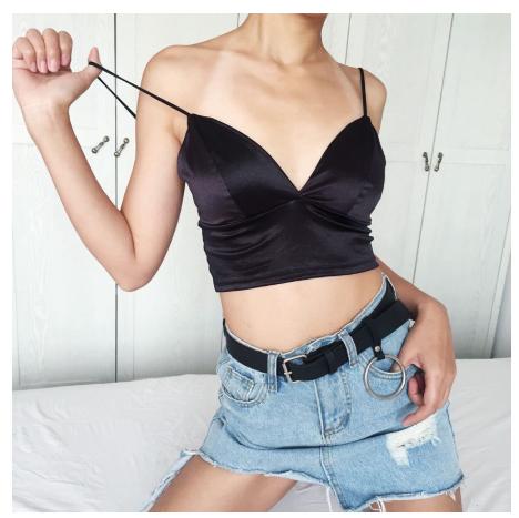 [HCM]Áo Bra Satin Phi Bóng Bản To