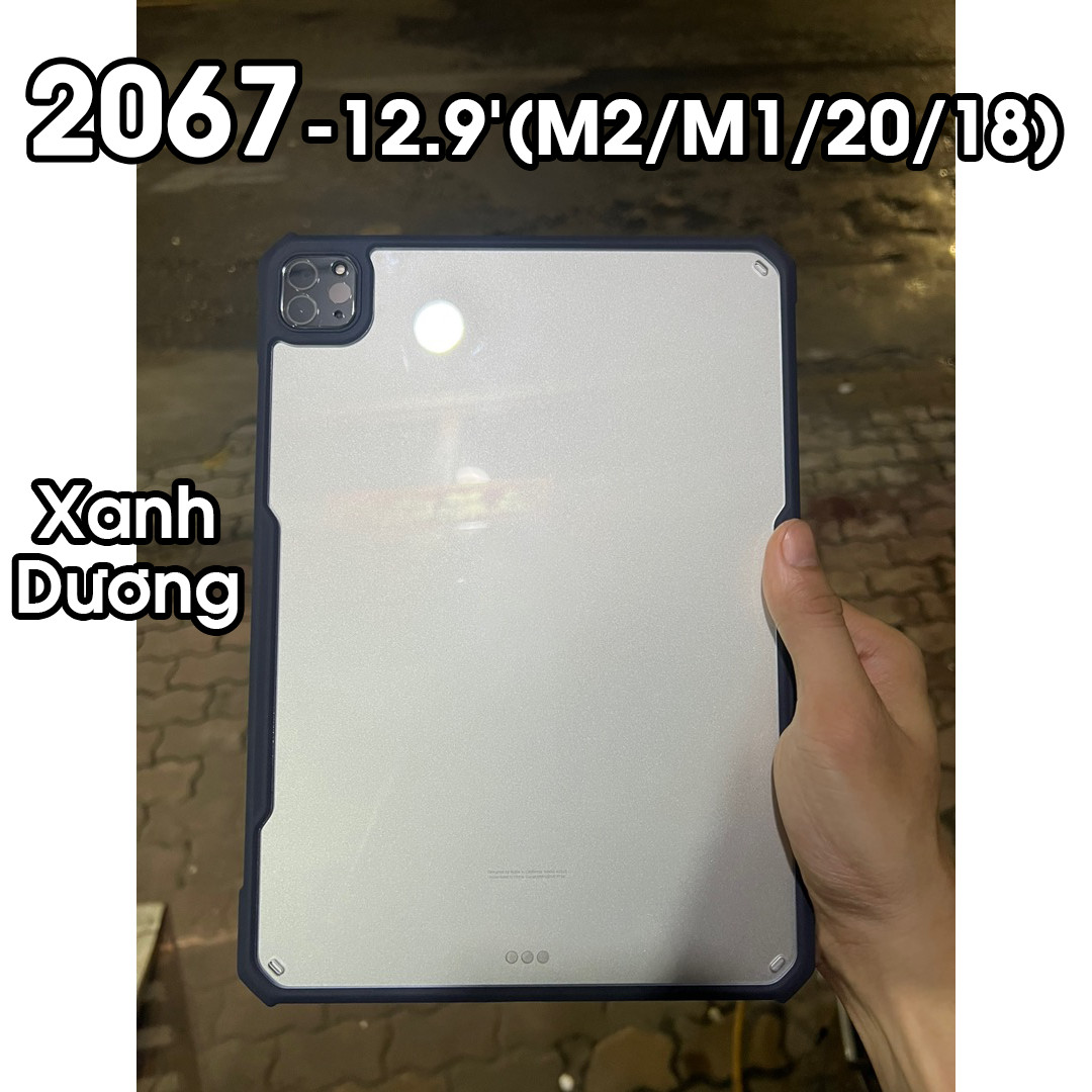 [Giao Hỏa Tốc] Ốp lưng XUNDD iPad Pro 11/ 13 inch (M4-2024)/ Pro 11/ 12.9 inch (M2-2022/M1-2021/2020/2018) (BEETLE SERIES) Chống shock, Mặt lưng trong, Viền TPU - Xanh