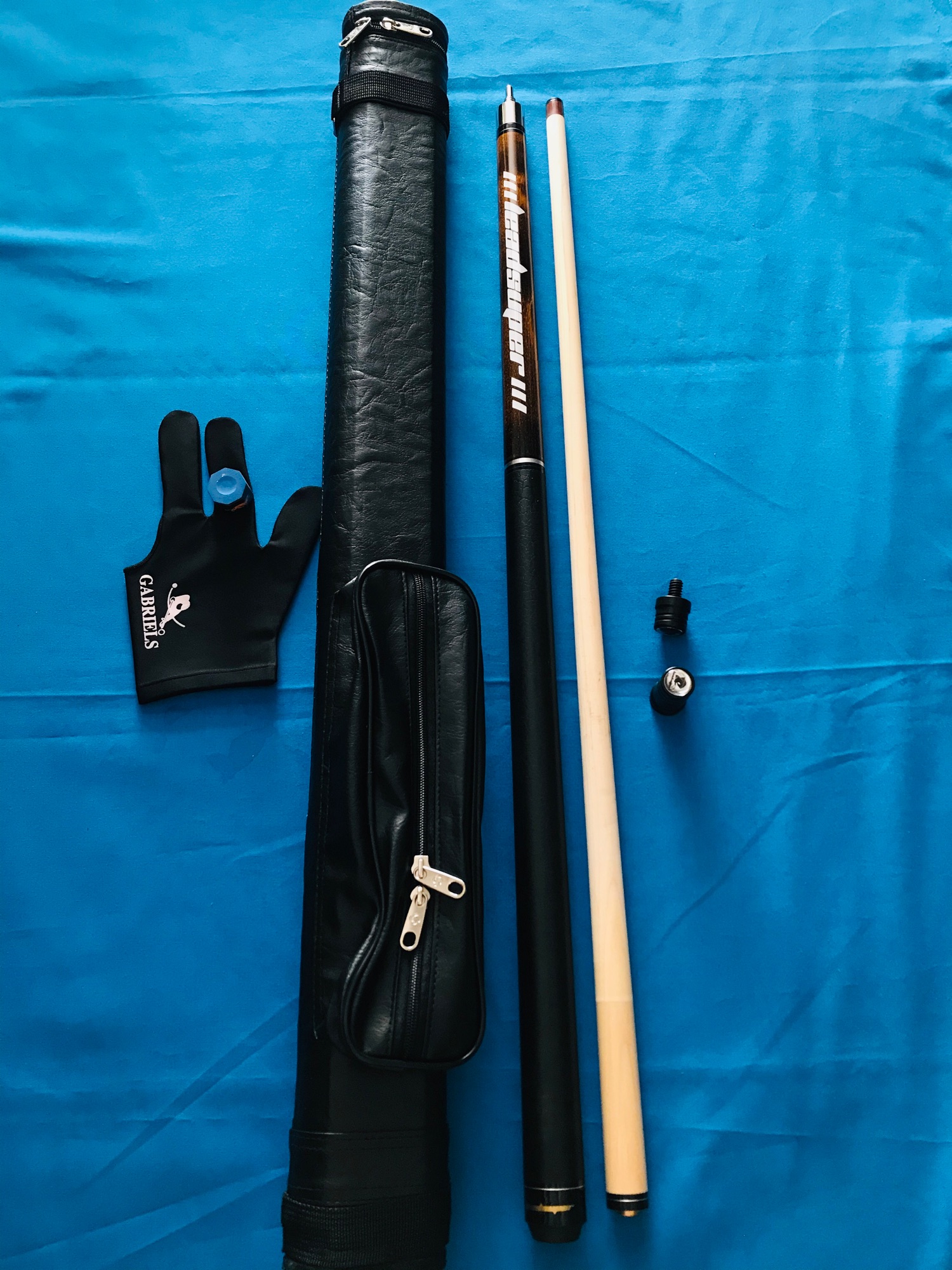 Cơ bida lỗ Headsuper  kèm combo