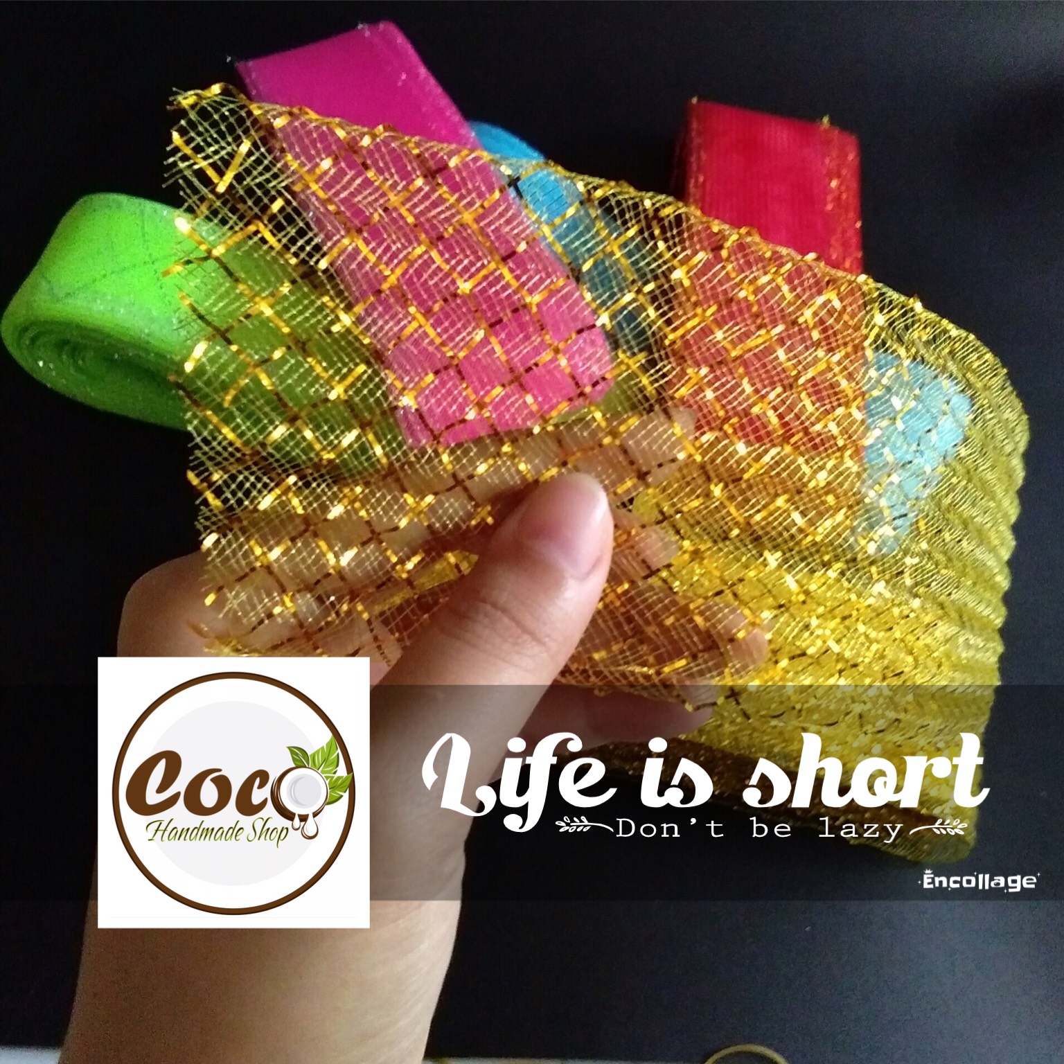 [HCM]Cuộn Ruy Băng Lưới Rộng 7cm