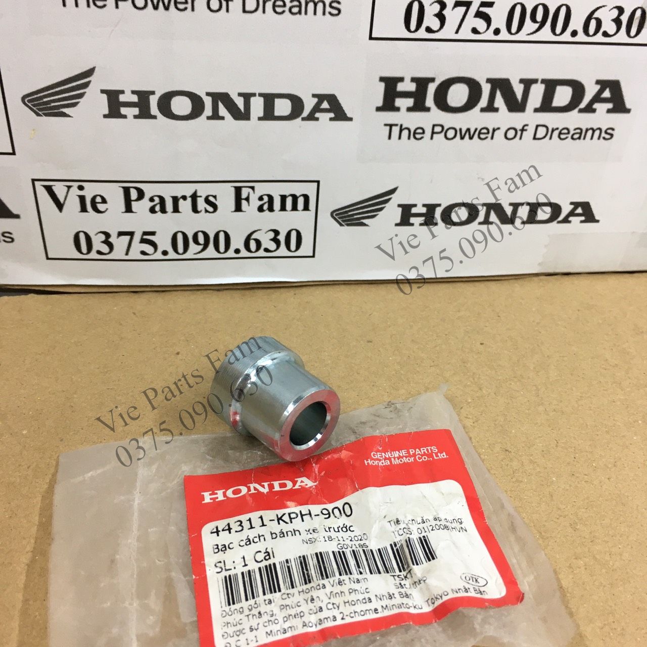Cục canh bánh trước xe số Honda (trừ Dream, Wave đời đầu 2 bóng, Future 1, Winner, MSX) (giá 1 cái), hàng din Honda mới 100%
