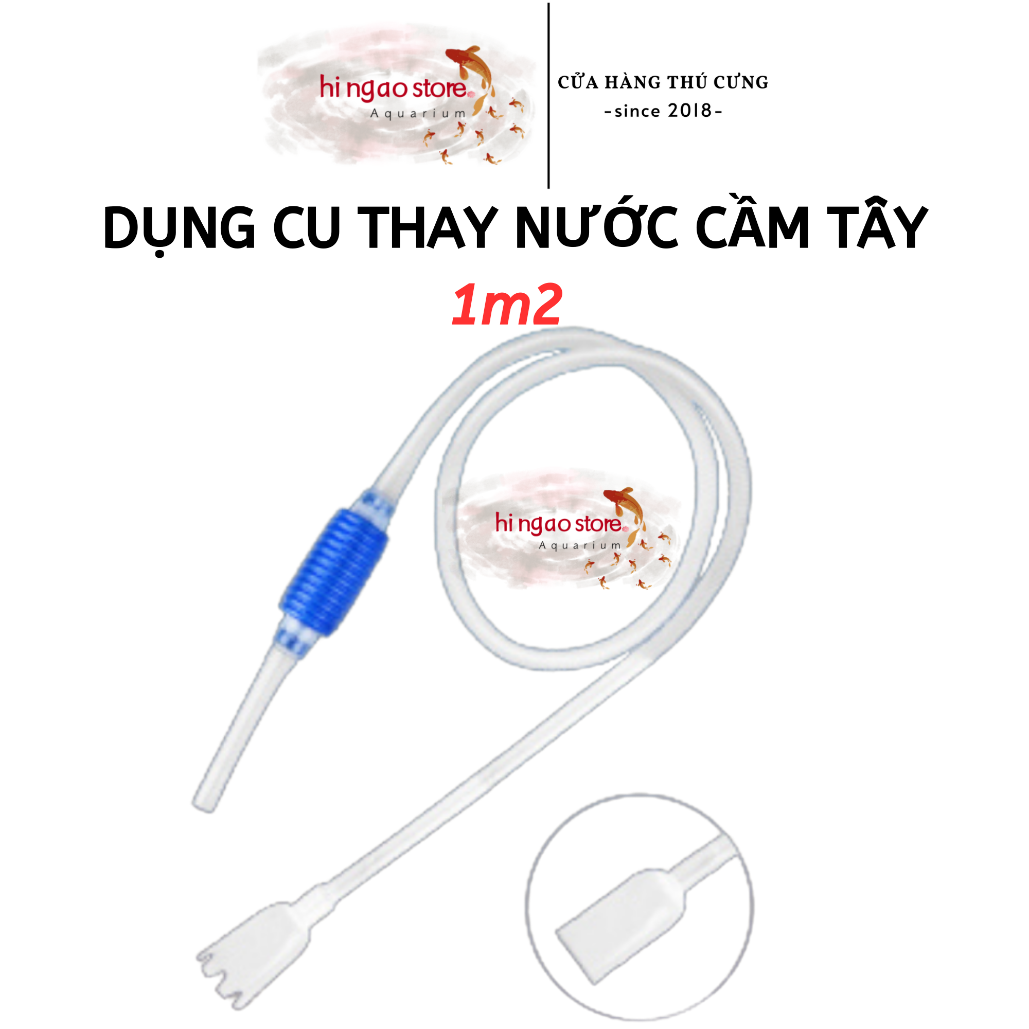 Water changer handle, aquarium water changer, water changer pipe-fish accessory | Hingaostore.