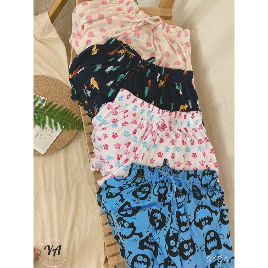 Quần đùi chất cotton Thái cute cho bạn Nữ
