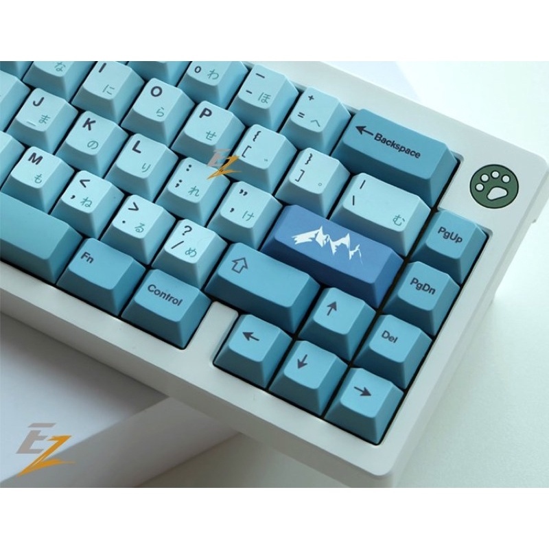 Set Keycap Thick Pbt Cherry Iceberg 142 Nút Cho Bàn Phím Cơ