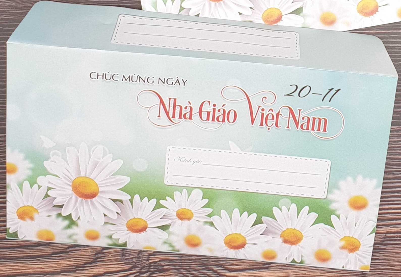 [HCM]Bao thư tặng quà 20-11 : 8k /1xấp /5cái