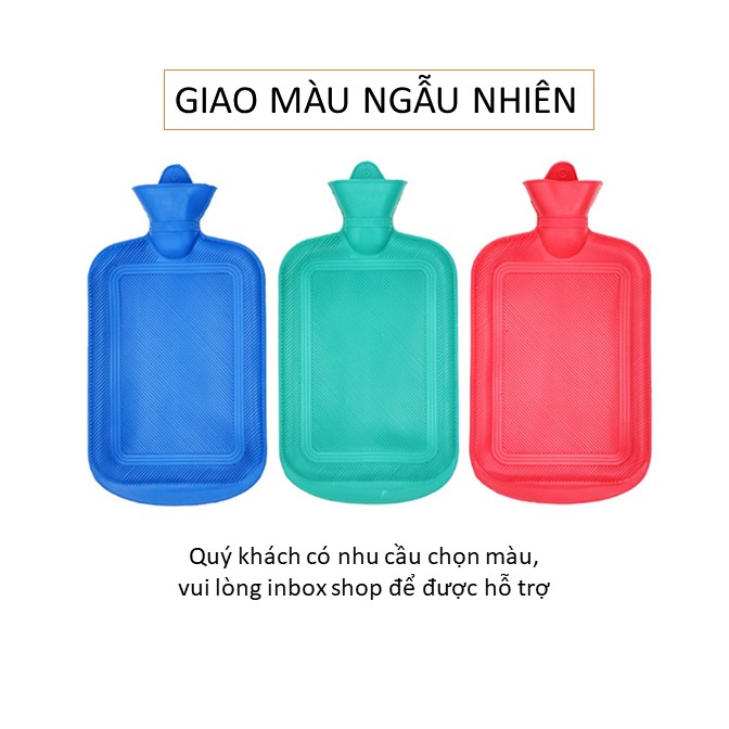 Túi chườm cao su nóng lạnh dung tích 2000ml
