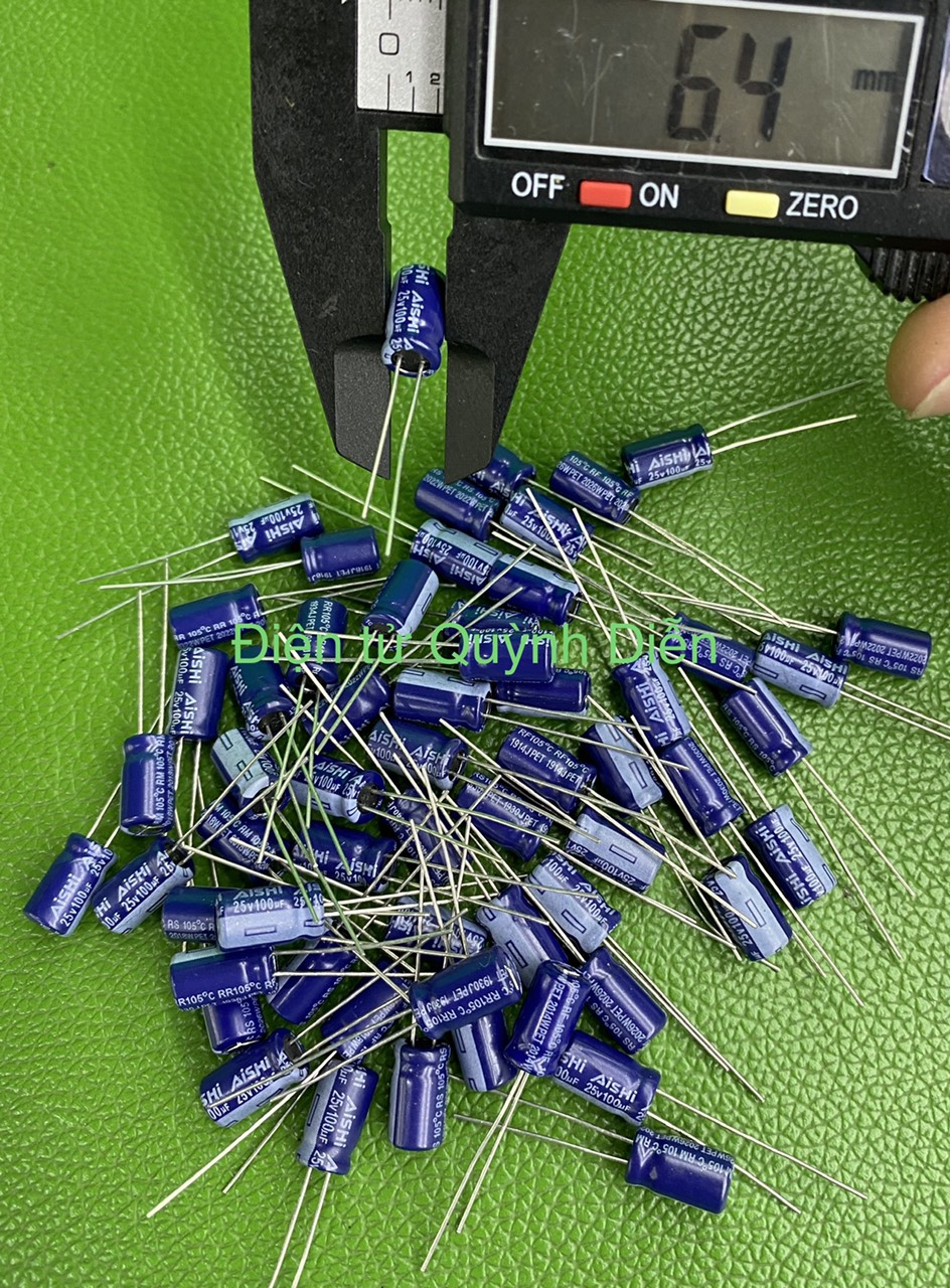 Combo 100 Tụ Hóa 25V 100uF