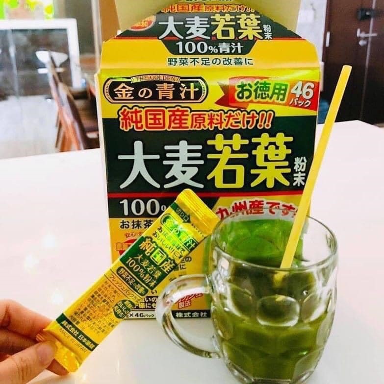 HỘP LỚN - Bột Lúa Mạch Non Grass Barley Nhật Bản