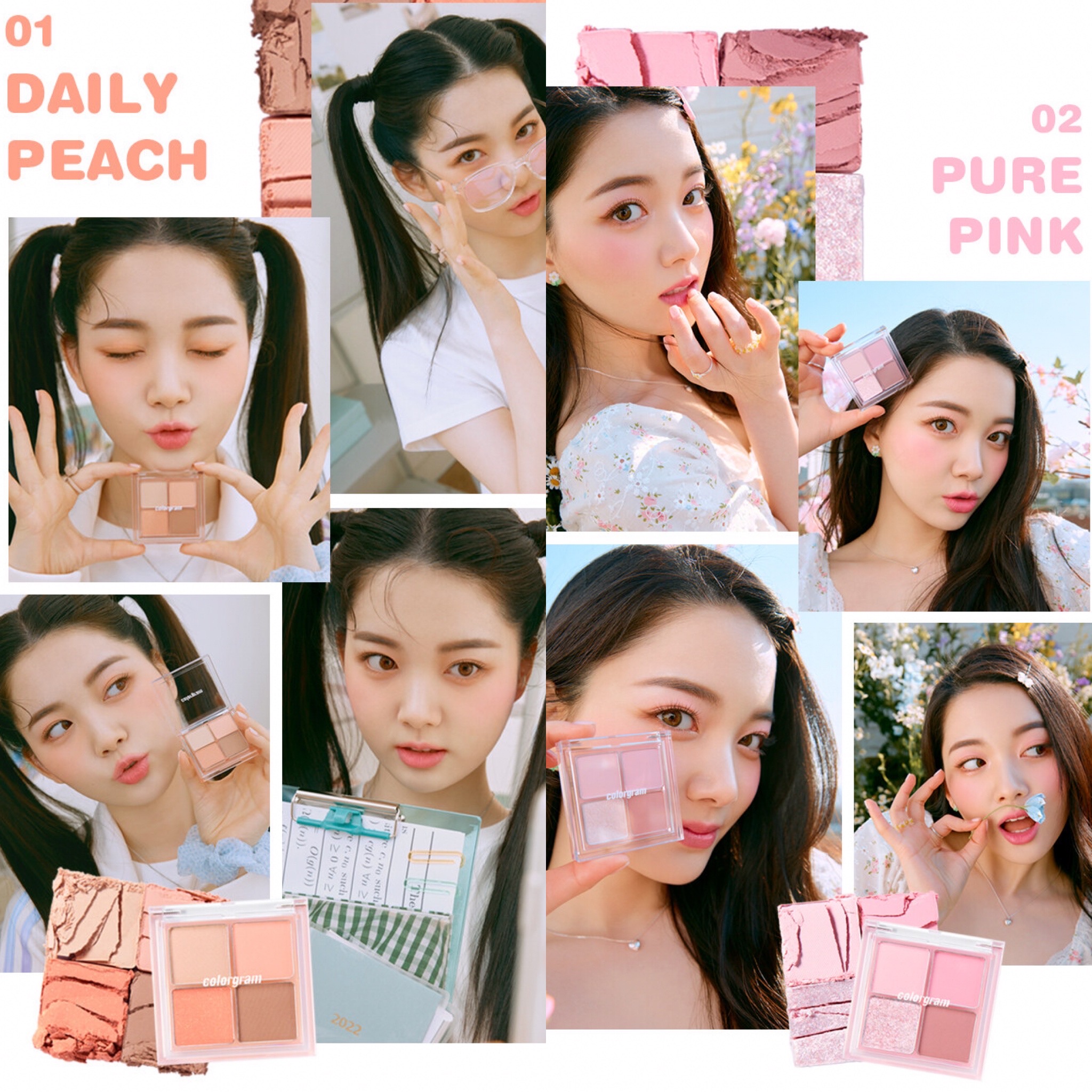 [04.2026] Bảng mắt COLORGRAM Shade Re-Forming Quad Palette