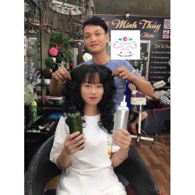 Cặp thuốᴄ Uốn Tóc Cao Cấp Đa Năng Sophia Eco Clinic 500mlx2