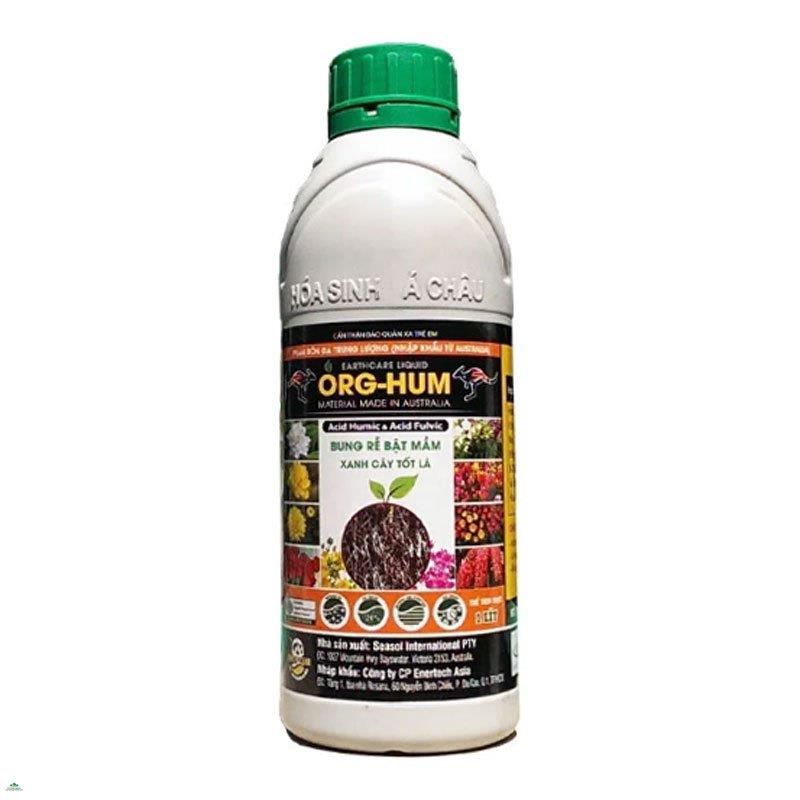 Phân bón lá org hum 1 lít bổ sung humic acid và fulvic acid