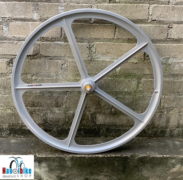 Vành xe đạp Fixed Gear 5 đao đen Sorun trước/sau