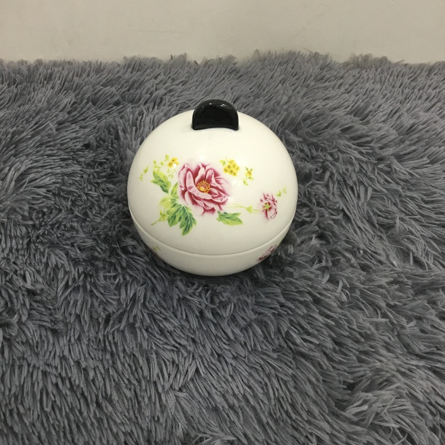 HỦ TRÒN CÁT TƯỜNG 12 CM - GỐM SỨ CƯỜNG PHÁT