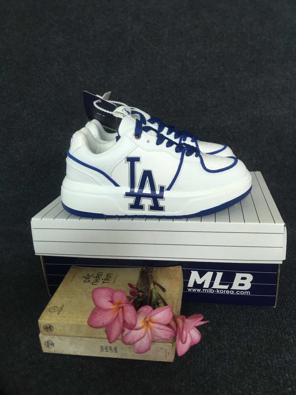 Giày sneaker MLB chunky đế cao,giày nữ MLB chunky liner