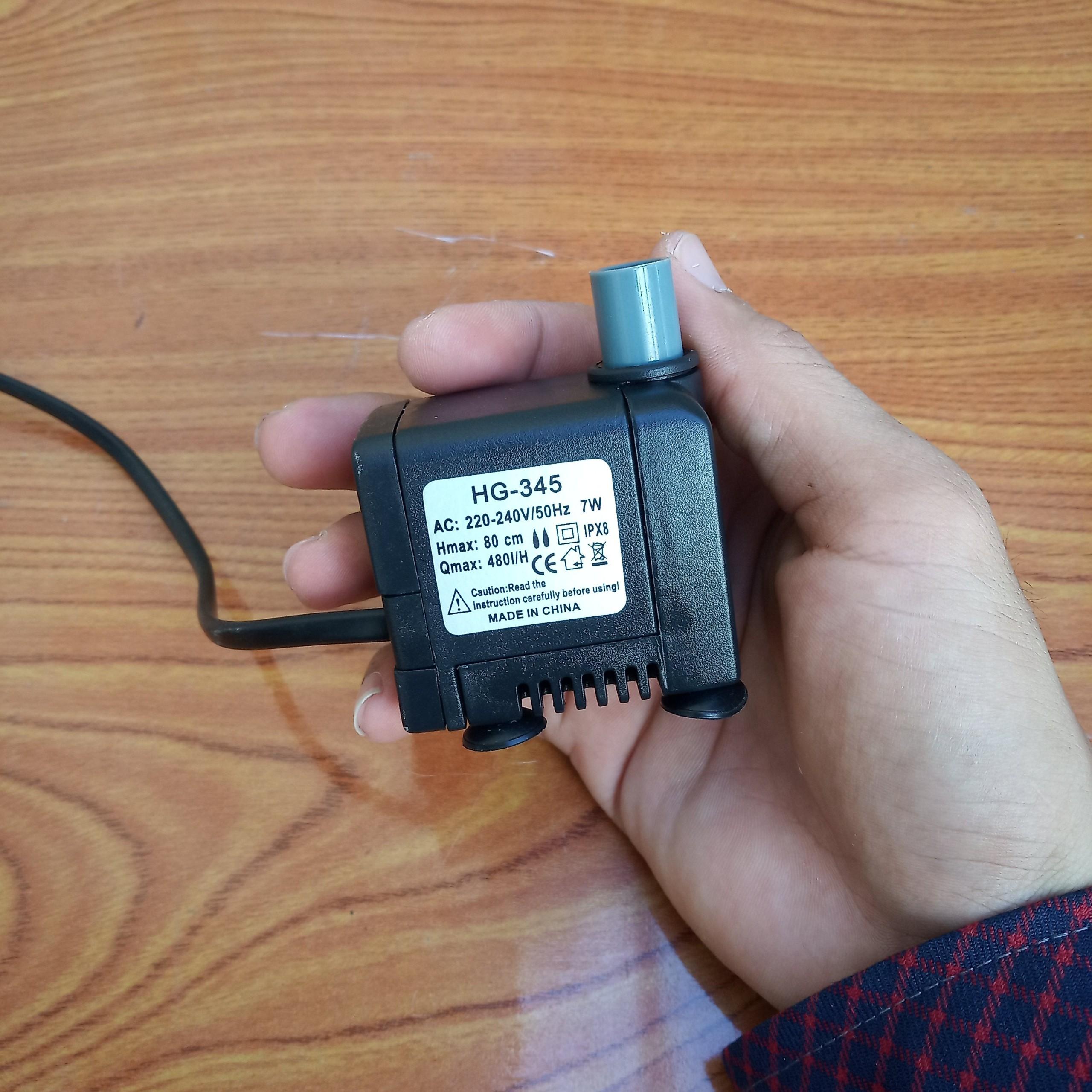 moto bơm quạt hơi nước 7w