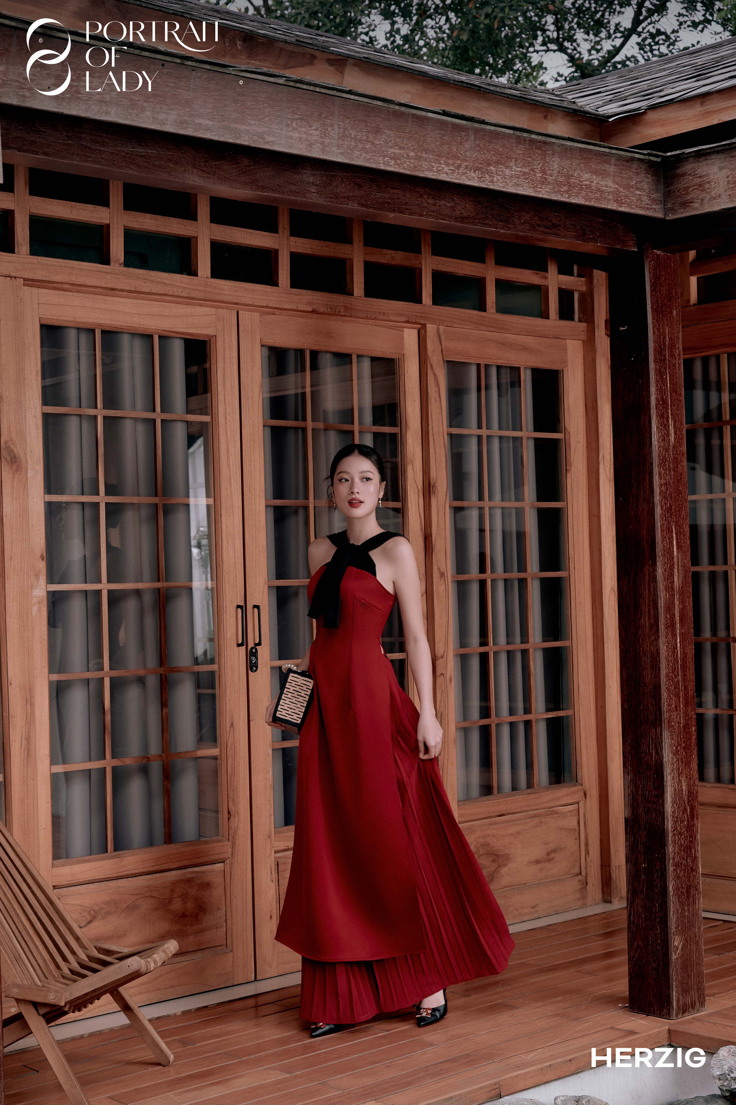 Sắc - Son Áo dài thiết kế F318