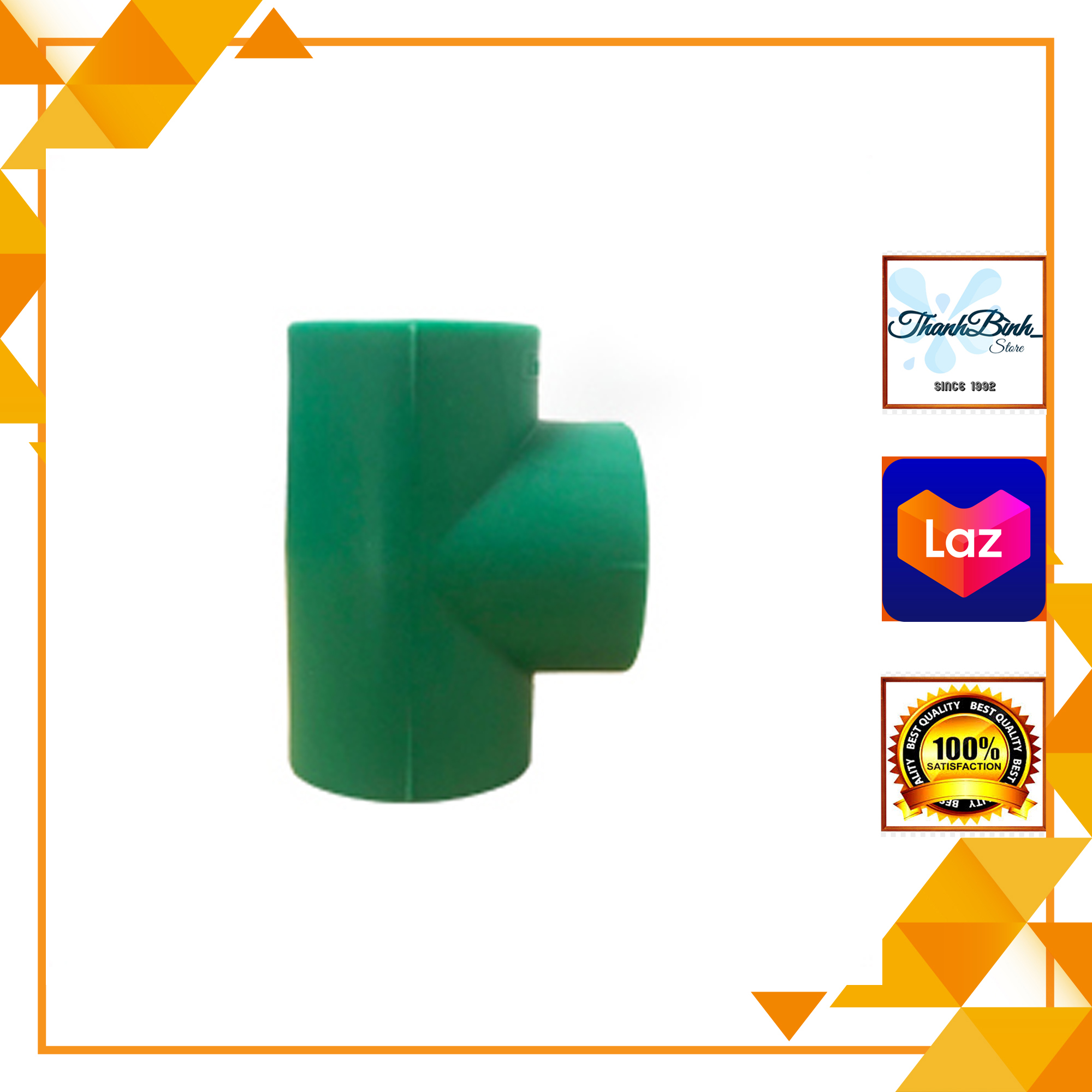 Tê 20 nhiệt/ tê đều 90 độ ppr phi 20 mm- europipe