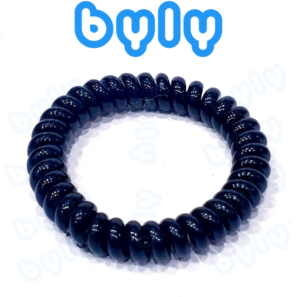 Ship hoả tốc - Cột tóc lò xo nhỏ đen - nhiều màu (3cm) - ByLy Store