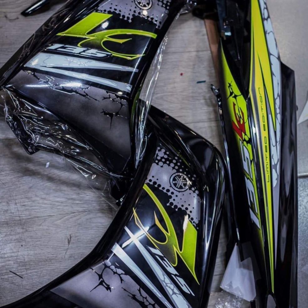 [HCM]Tem xe Exciter 135 tem rời xe đen hoặc xám đen