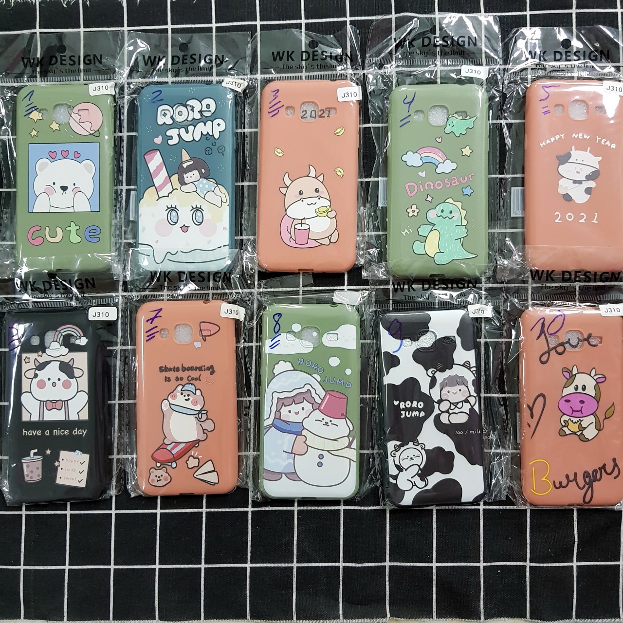 [Nhiều mẫu] ốp Lưng dẻo cute Cho Sam Sung J3 Samsung Galaxy J310