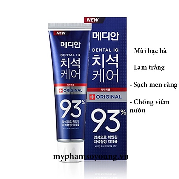 Kem đánh răng Median 93% Toothpaste Hàn Quốc 120gr