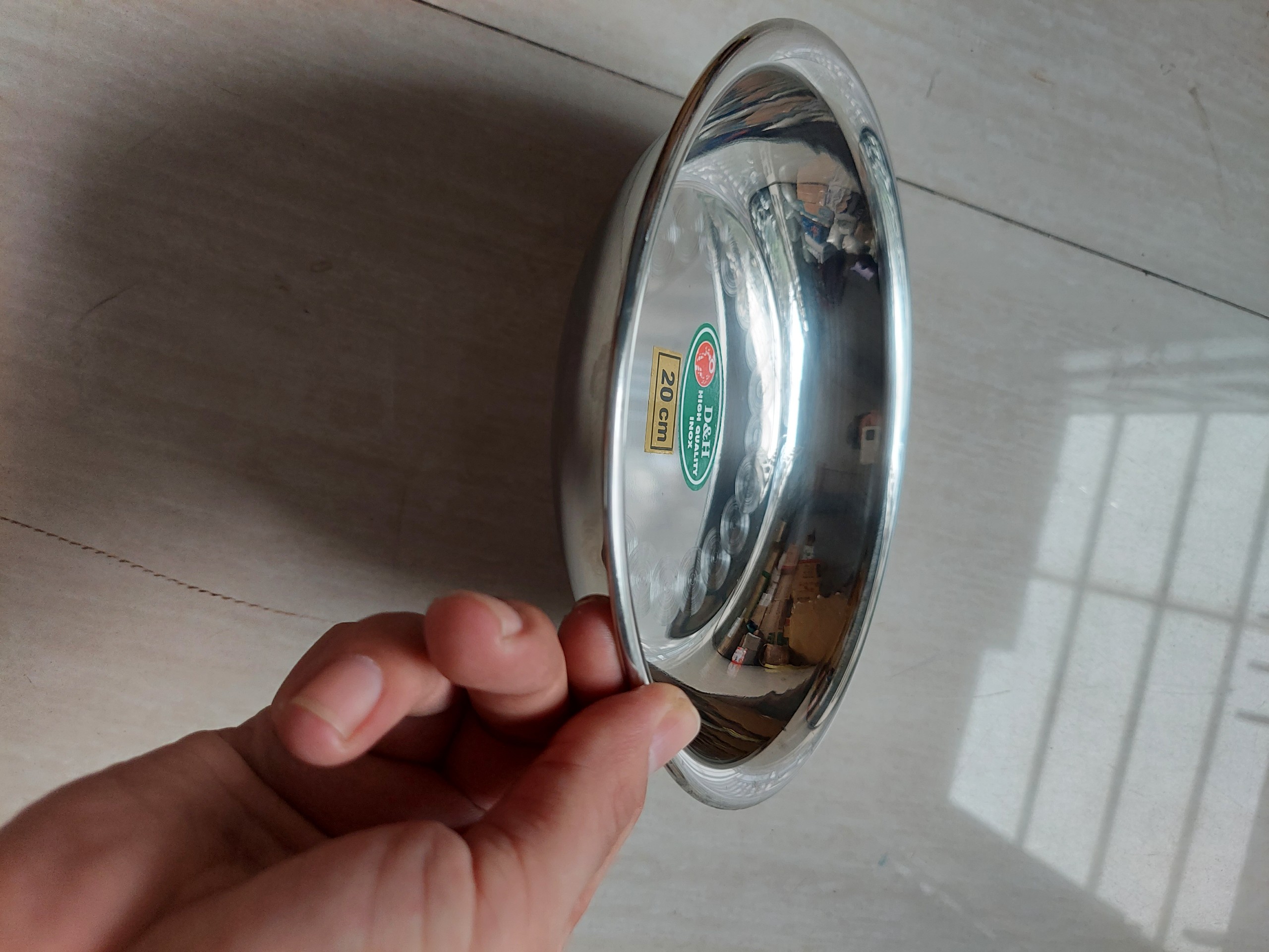 Đĩa Ảo Sâu Inox 304 Cao Cấp Size 20cm
