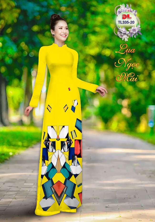 [HCM]Vải áo dài lập thể