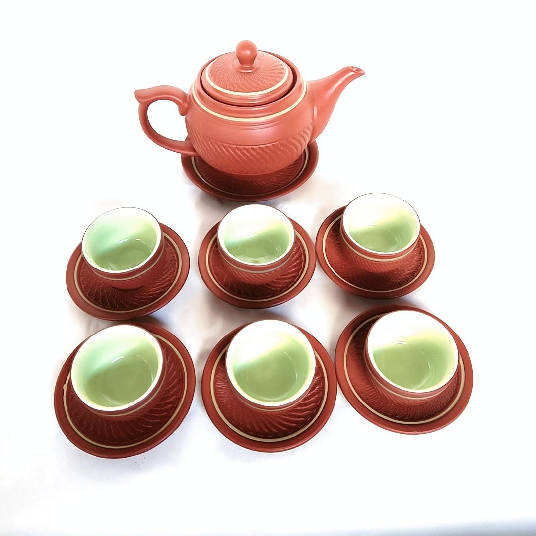 Tusa Ceramic teapot set 250ml - Battrang Vietnam