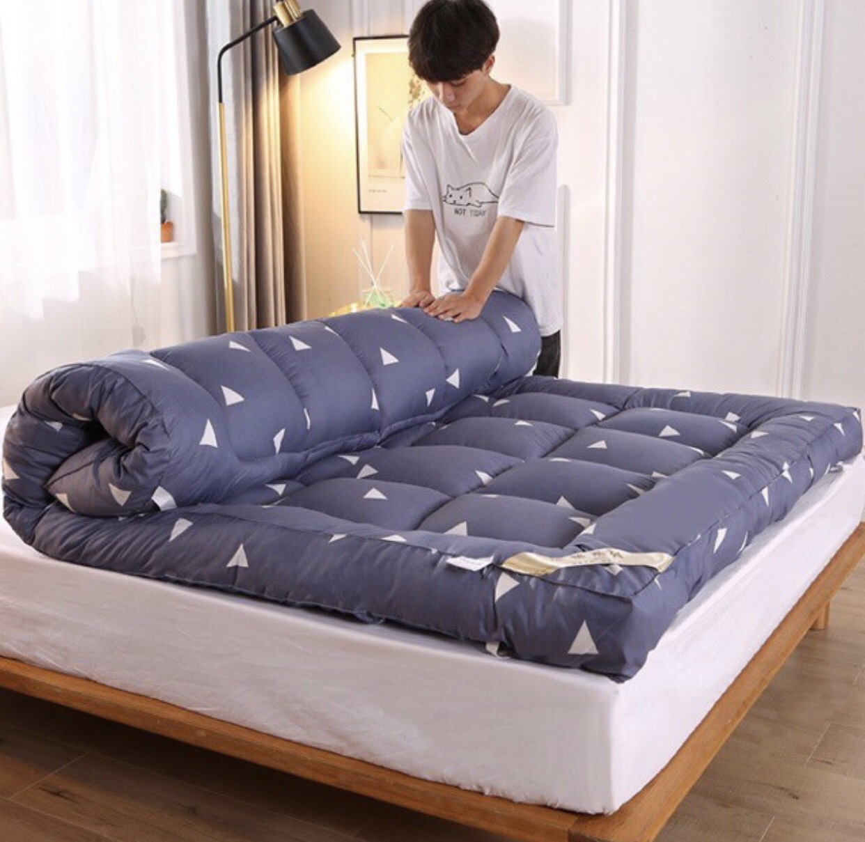 Nệm giường topper đa năng tiện dụng