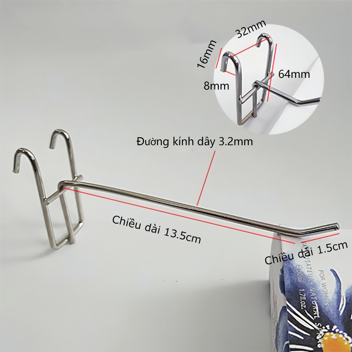 Combo 10 Móc treo, tay cài lưới treo phụ kiện - SHOPER