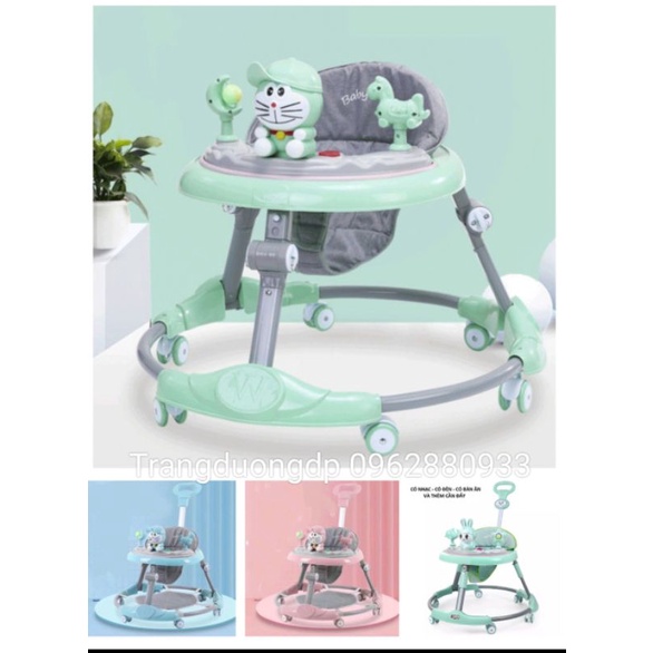 Xe tròn tập đi 2in1 (kết hơp bàn ăn cho bé)