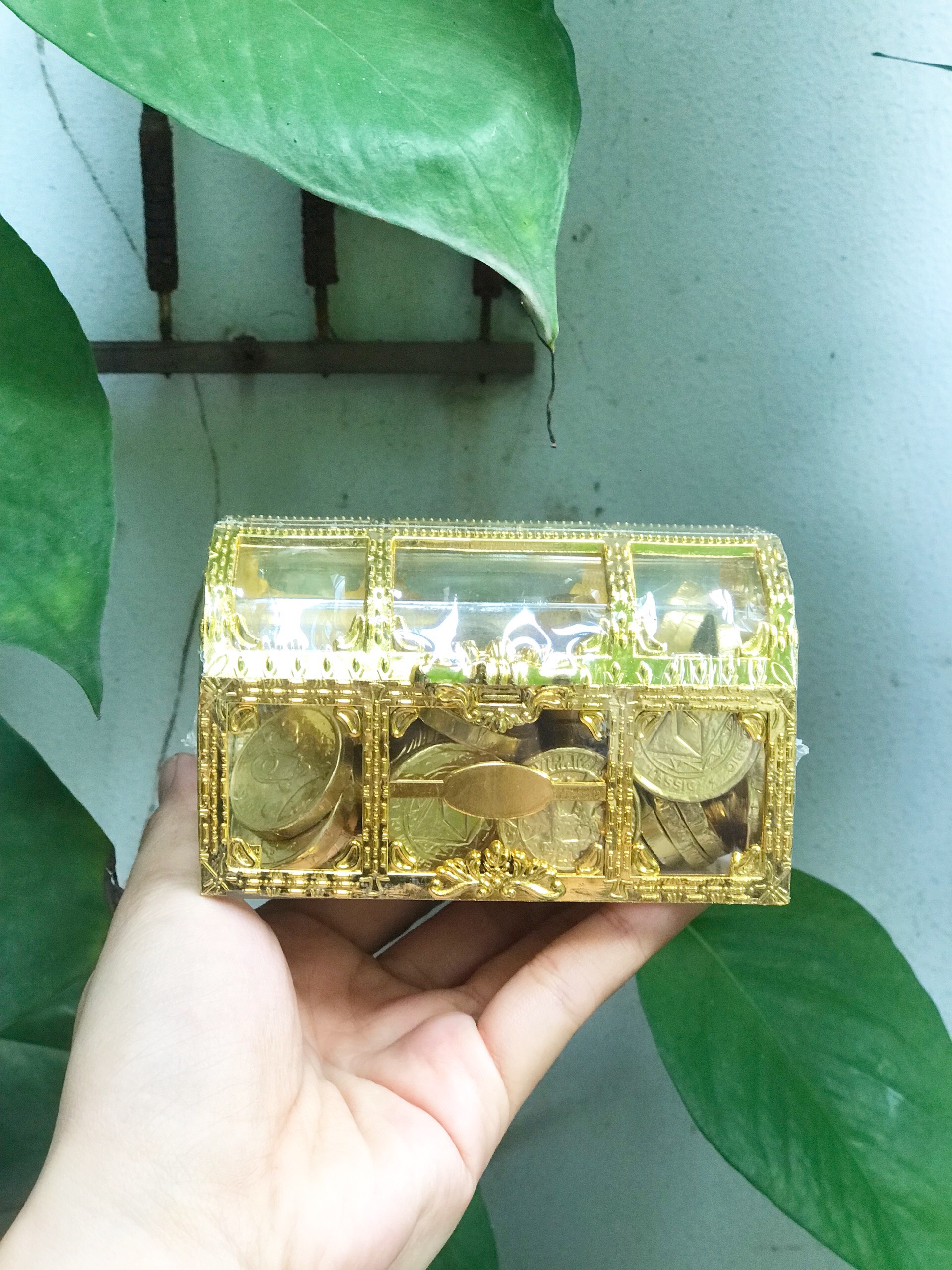Kẹo Sôcôla Đồng Tiền Rương Thái Lan (Hộp 120g)