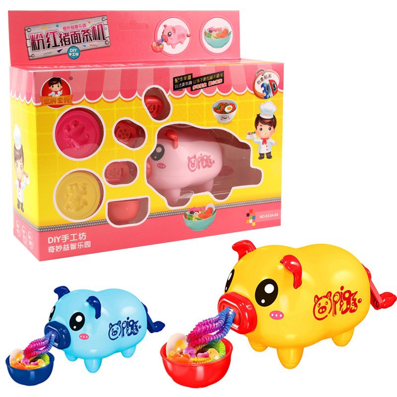 [HCM](CÓ VIDEO) Đồ chơi chú heo nặn đất sét cho bé thỏa sức sáng tạo