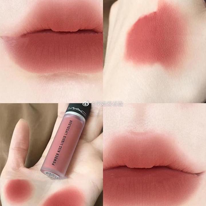[HCM]Son Kem Lì M.A.C Powder Kiss Liquid - 989 Mull It Over