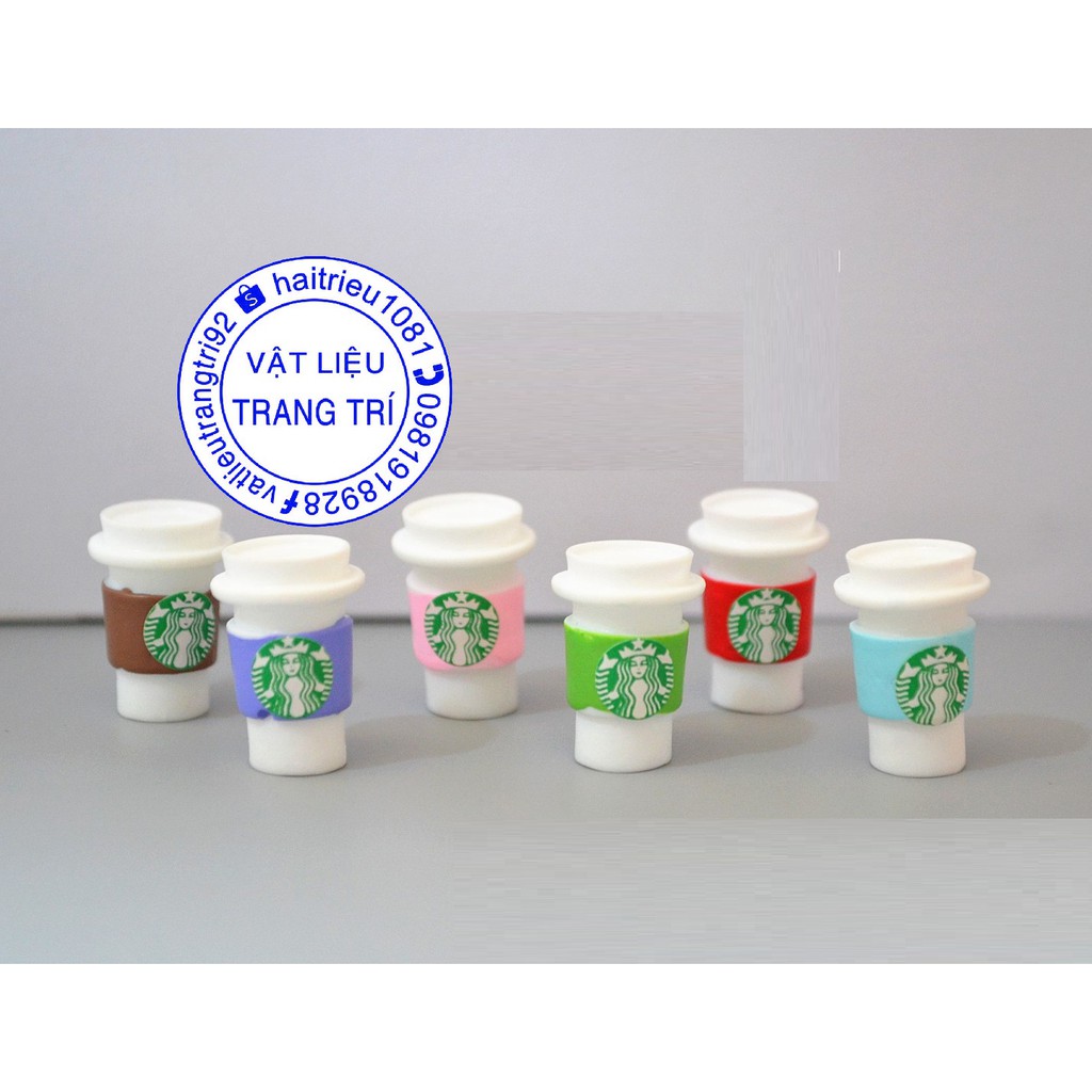 Charm Ly Trà Sữa Stabush Phụ Kiện Trang Trí Charm Slime [1 ly ]