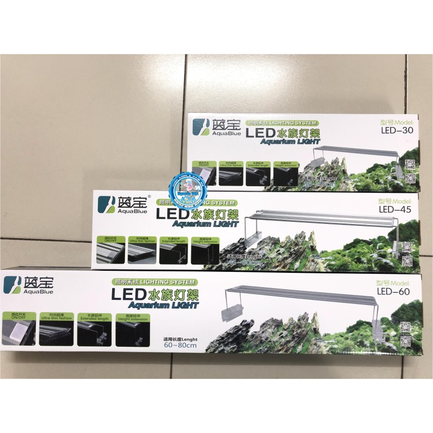 Đèn Led AquaBlue - Đèn led cho hồ thủy sinh 30-45cm